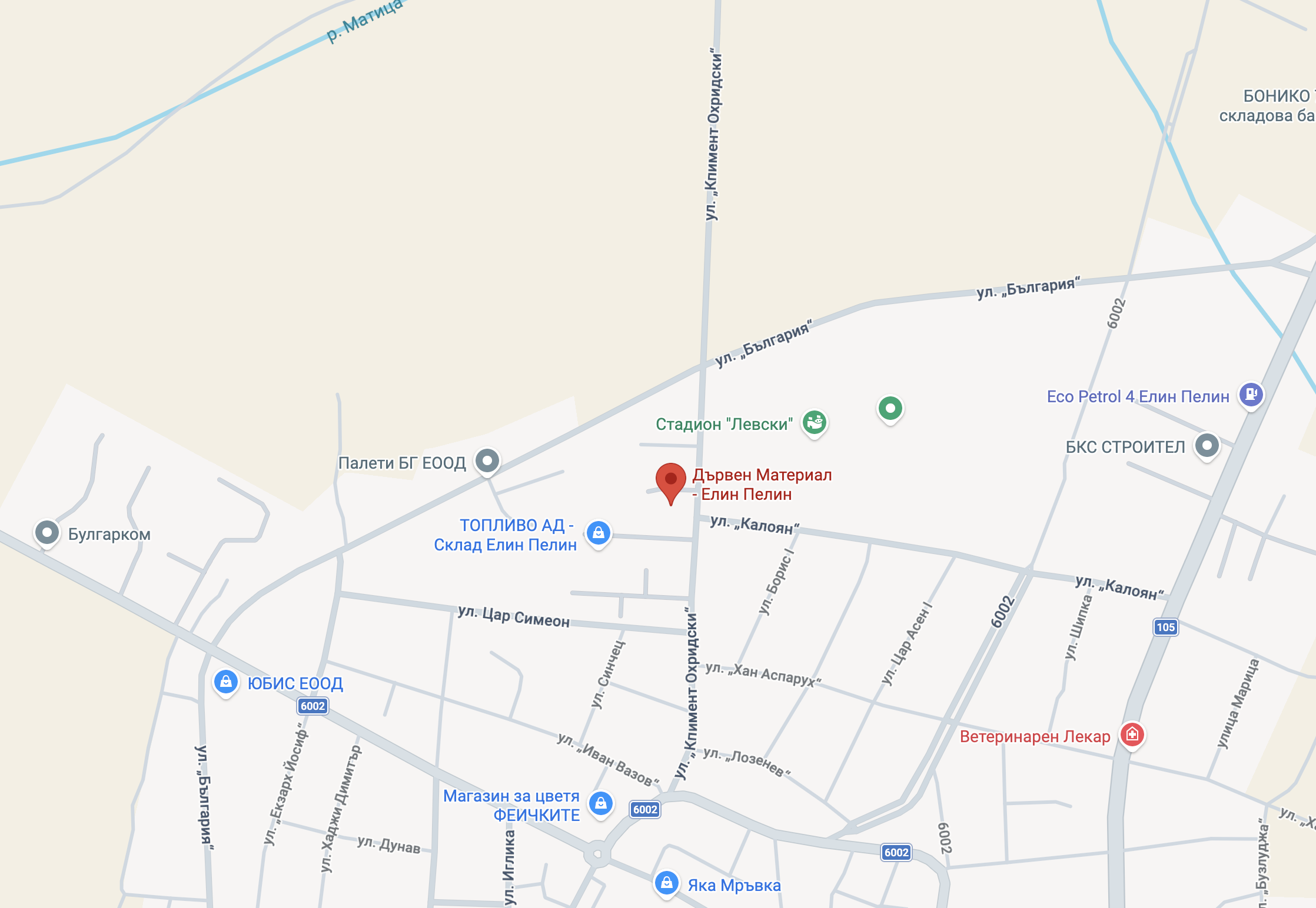 Местоположение в Google Maps